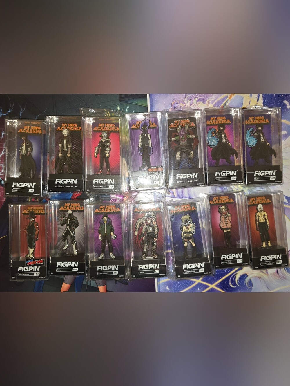 Figpin Lot - My Hero Academia - Villains - Set of 14